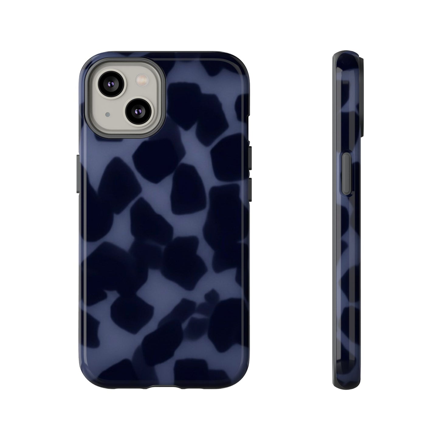 Jumbo Tortoise shell Navy Tuff Phone Case, Tough Cases with Sleek Modern Design for Protection, Gift for Tech Enthusiasts, Perfect for Any Occasion