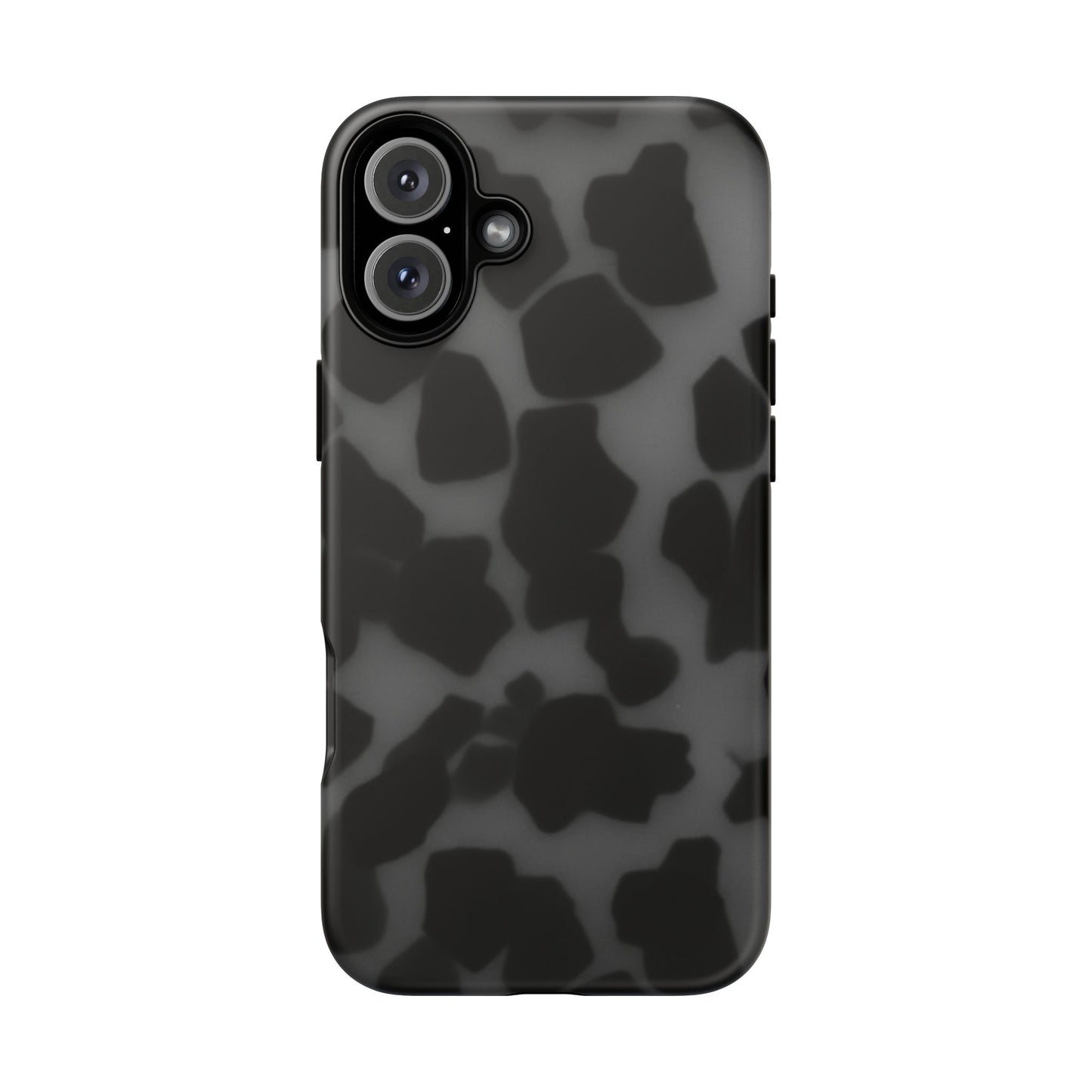Jumbo tortoise shell Black Stylish Phone Case - Durable Protection, Trendy Design, Gift for Her, Fashion Accessories, Cow Print Phone Cover