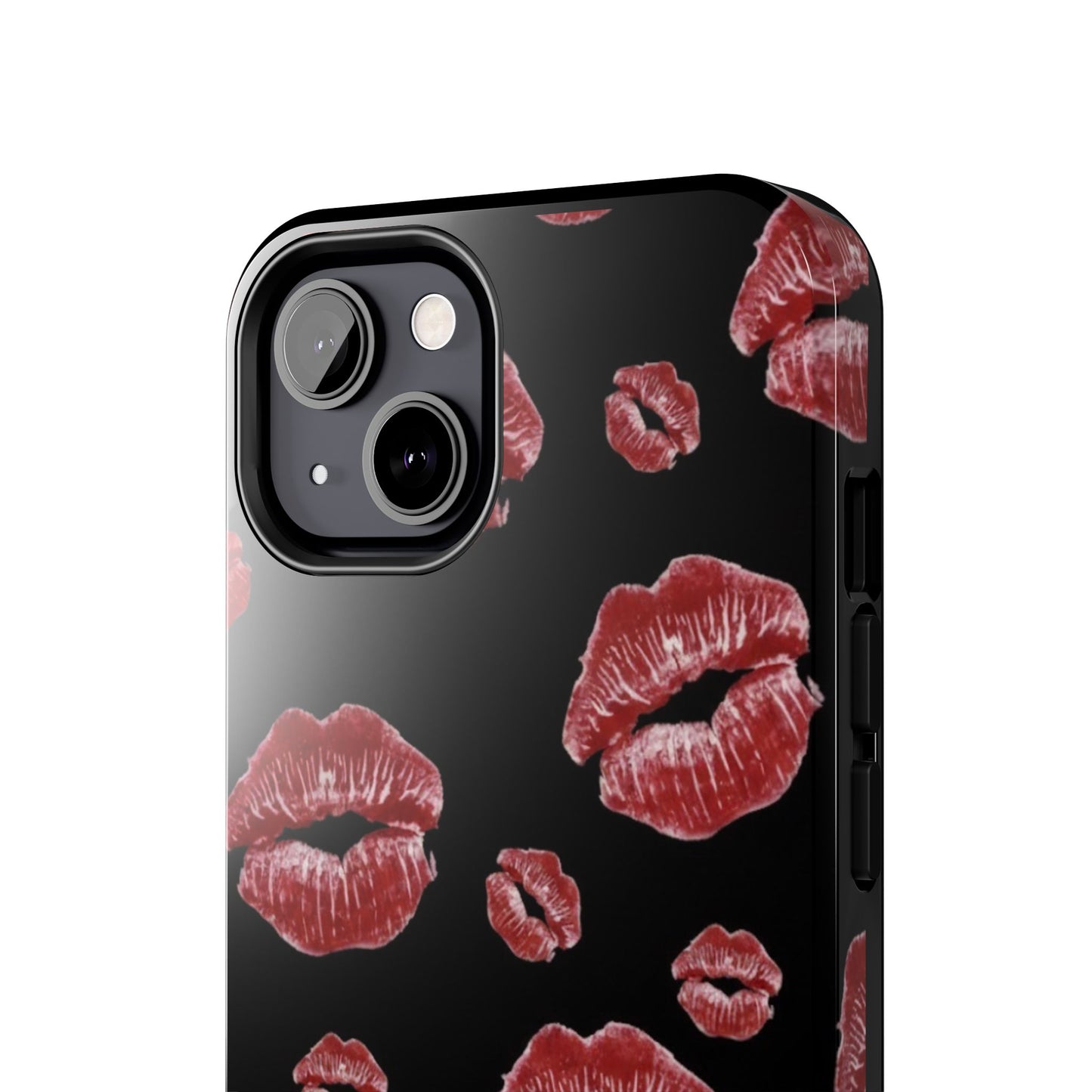 Kiss-Print Tough Phone Cases | Glamorous Protection, Unique Gift, Trendy Accessory, Valentine's Day, Stylish Gift for Her