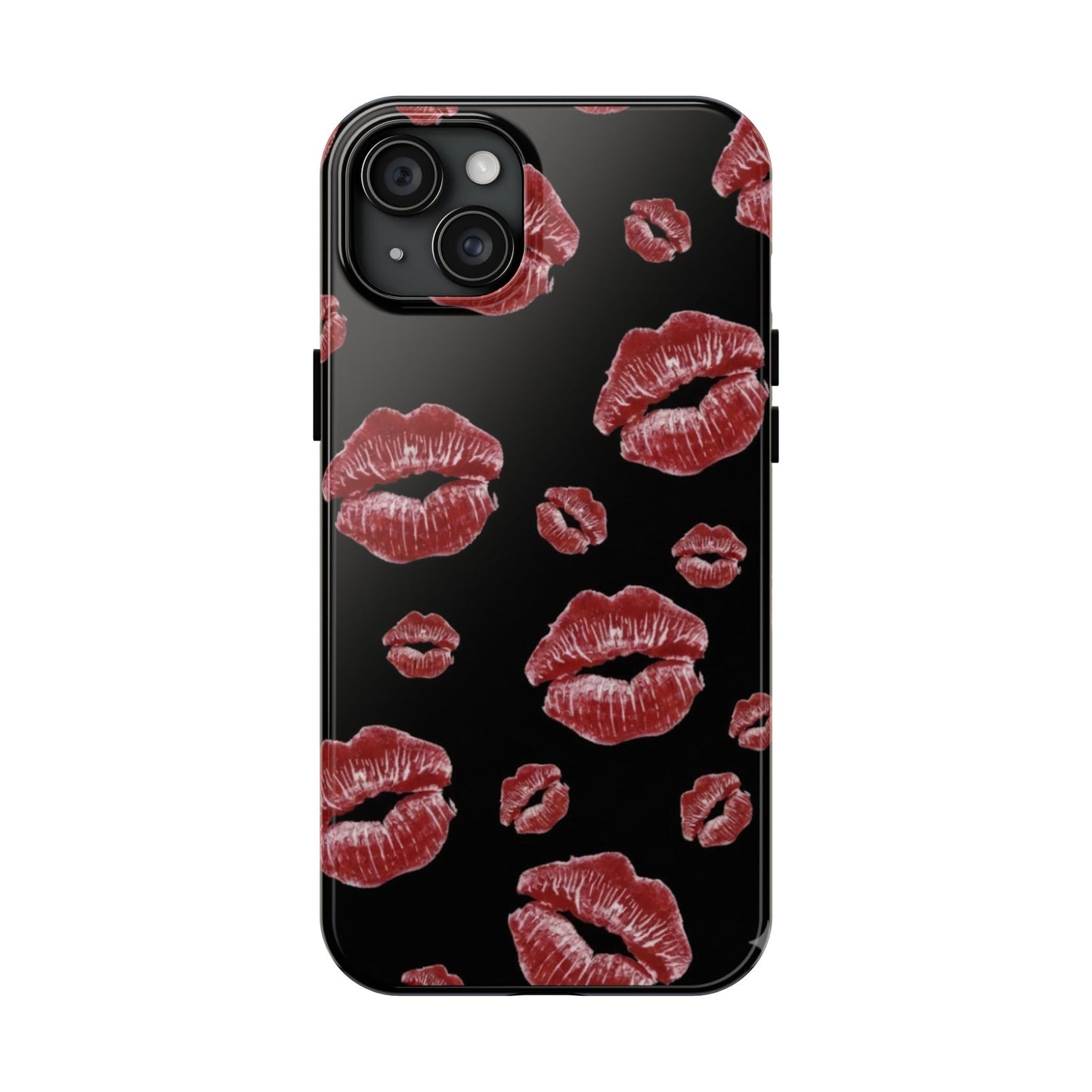 Kiss-Print Tough Phone Cases | Glamorous Protection, Unique Gift, Trendy Accessory, Valentine's Day, Stylish Gift for Her