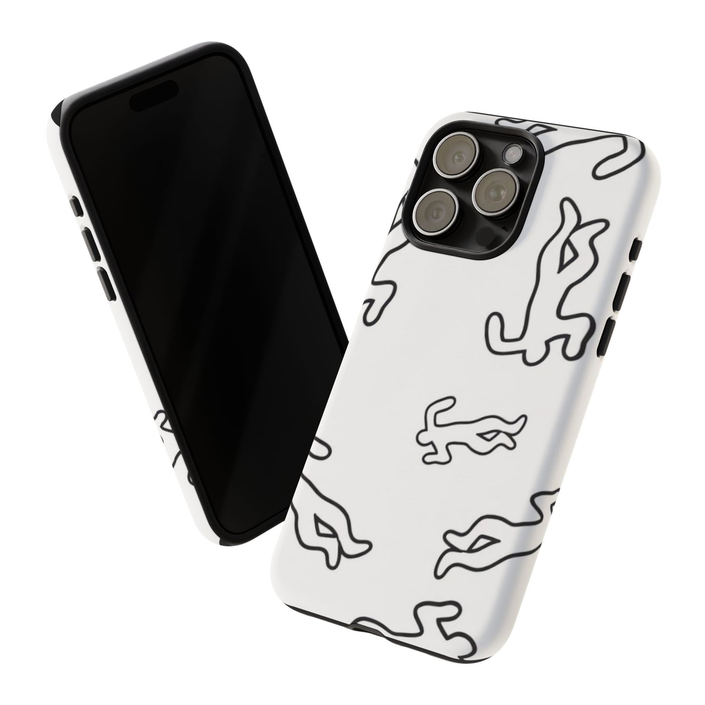 Chalk outline scene  Tough case Protectors, Trendy Cell Phone Cover, Unique Gift for Him or Her, Modern Art Accessory, Fun Design for All [...]