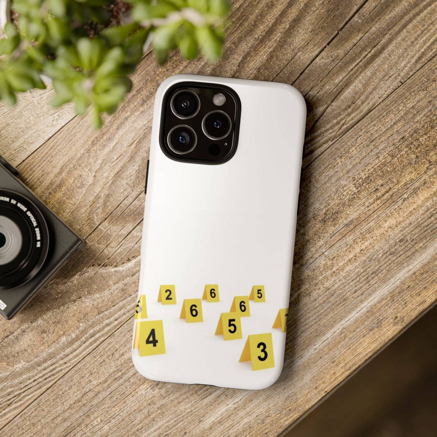 Scene marker Phone Case, Tough Protective Cover, Unique Gift for Detectives, Police Officers, Halloween, Funny Gift
