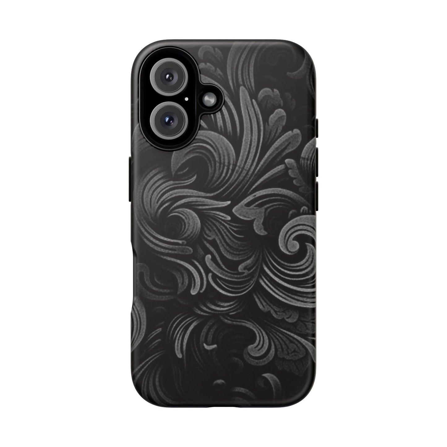 Black fortune Phone Case, Tough Cases, Stylish Phone Cover, Unique Gift for Her, Phone Protection, Floral Design Case