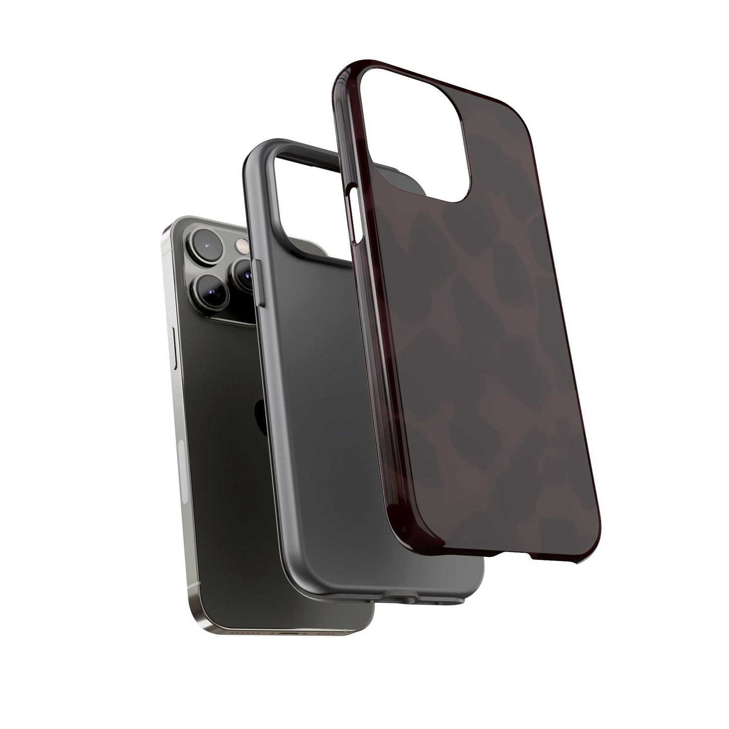 Maroon Jumbo Tortoise shell Stylish Phone Cases, Durable Phone Cover, Cheetah Print Case, Trendy Mobile Accessories, Unique Gift Ideas