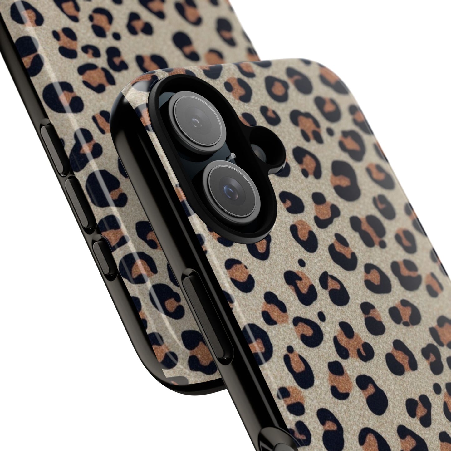 Leopard glitter Stylish Phone Case - Tough Cases with Chic Leopard Print Design, Animal Print Case, Trendy Cell Cover, Gifts for Her, Fashionable Tech [...]