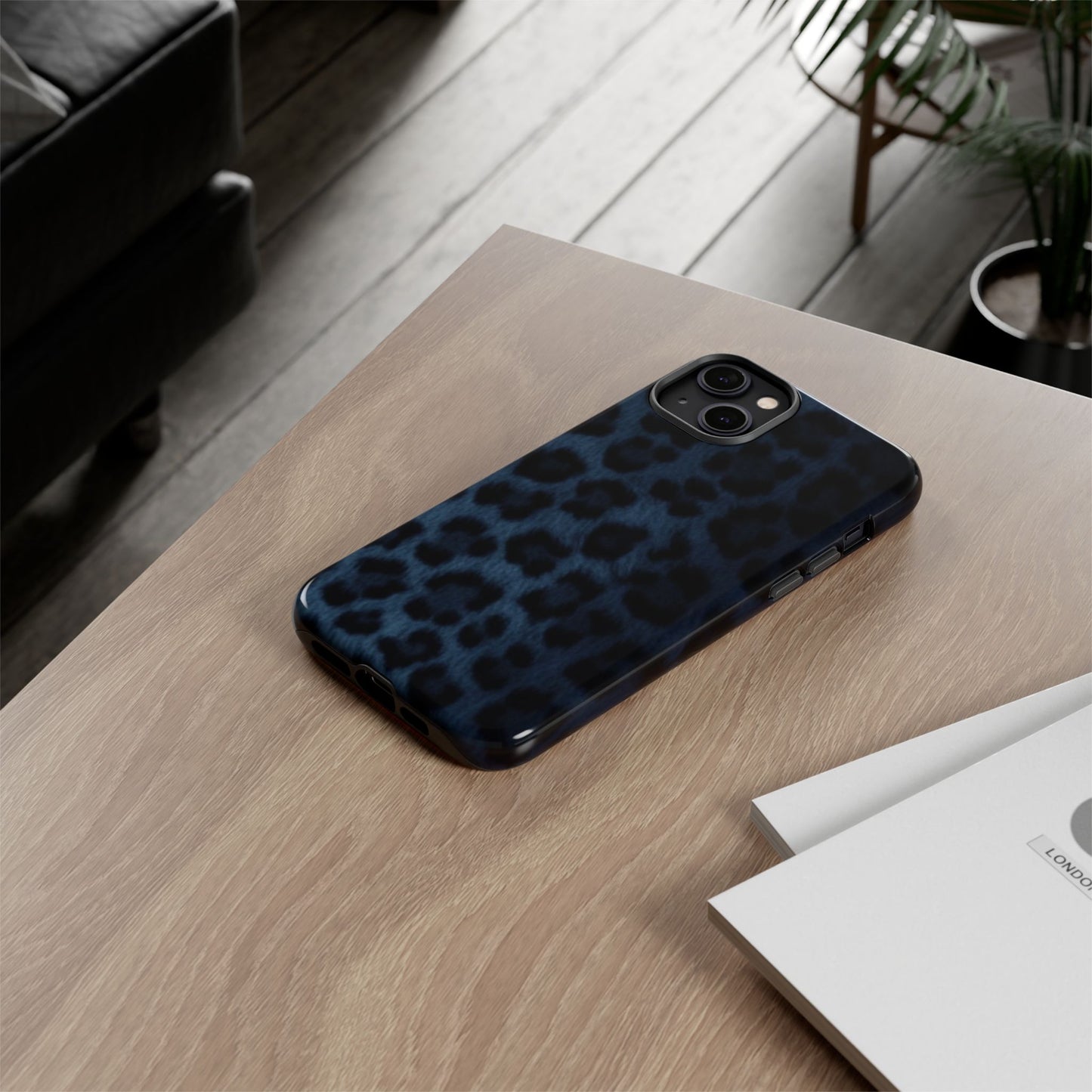 Blue Leopard print Stylish Phone Case with Leopard Print, Trendy Phone Cover for Fashion Lovers, Cute Gifts for Animal Print Fans, Durable Cell Phone [...]