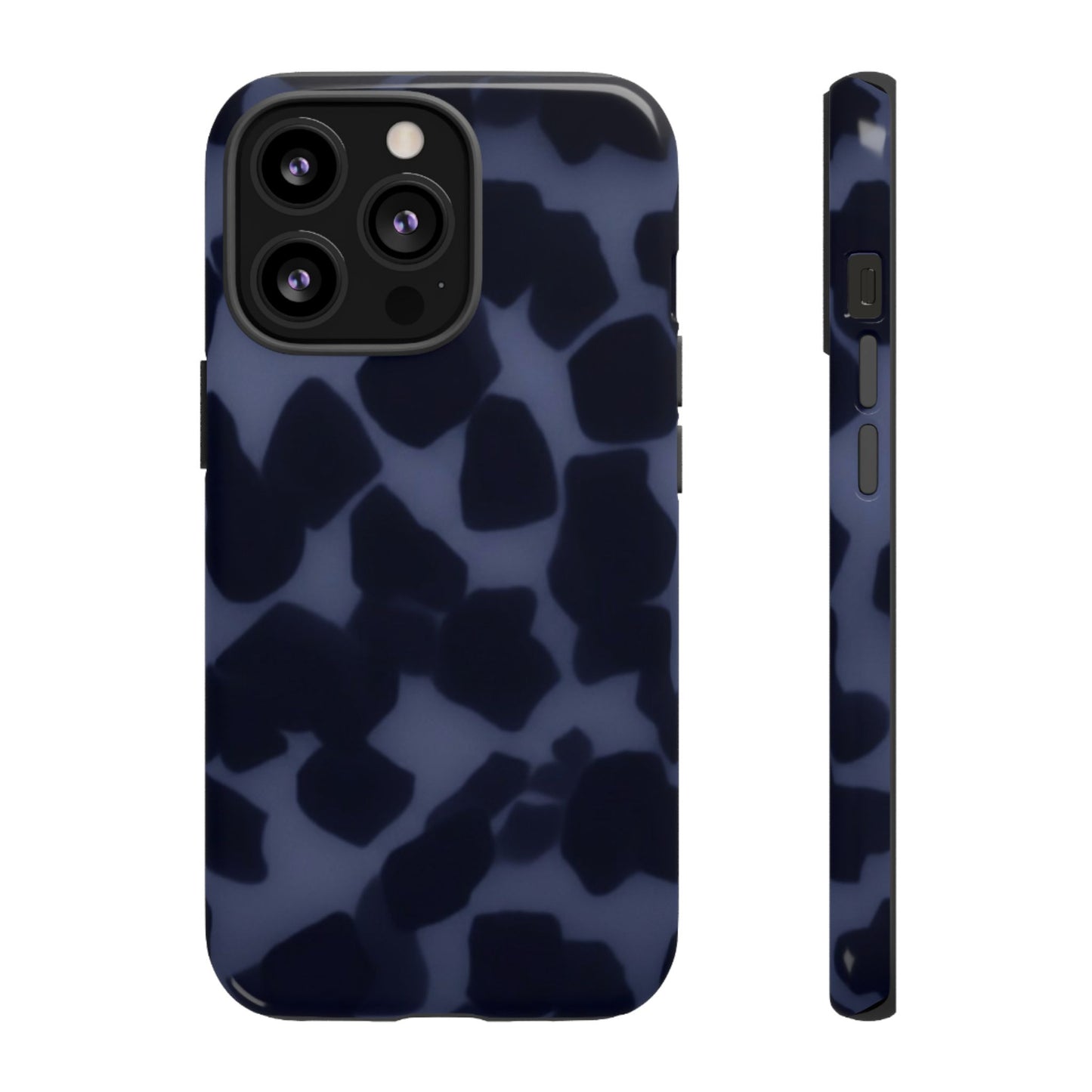 Jumbo Tortoise shell Navy Tuff Phone Case, Tough Cases with Sleek Modern Design for Protection, Gift for Tech Enthusiasts, Perfect for Any Occasion