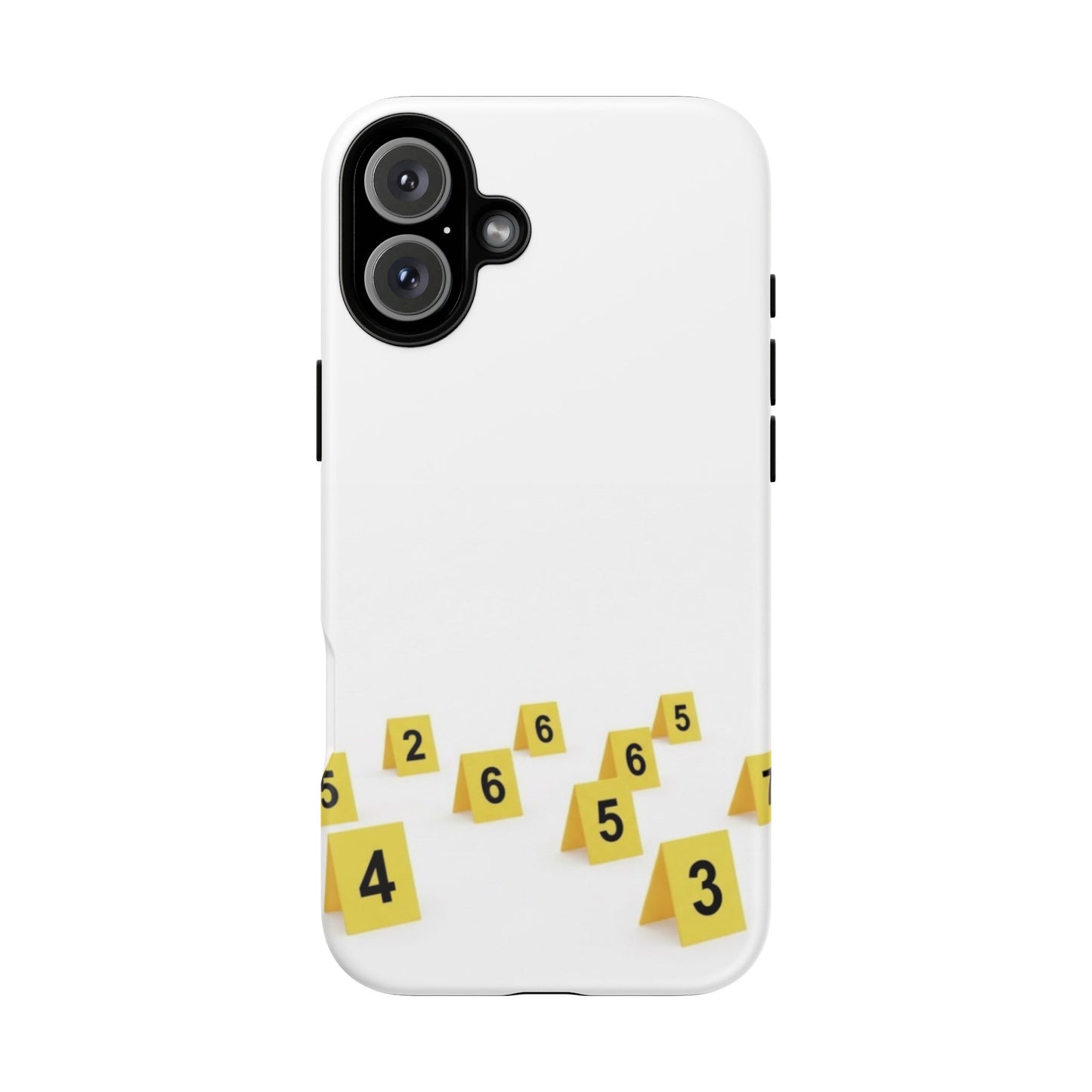 Scene marker Phone Case, Tough Protective Cover, Unique Gift for Detectives, Police Officers, Halloween, Funny Gift
