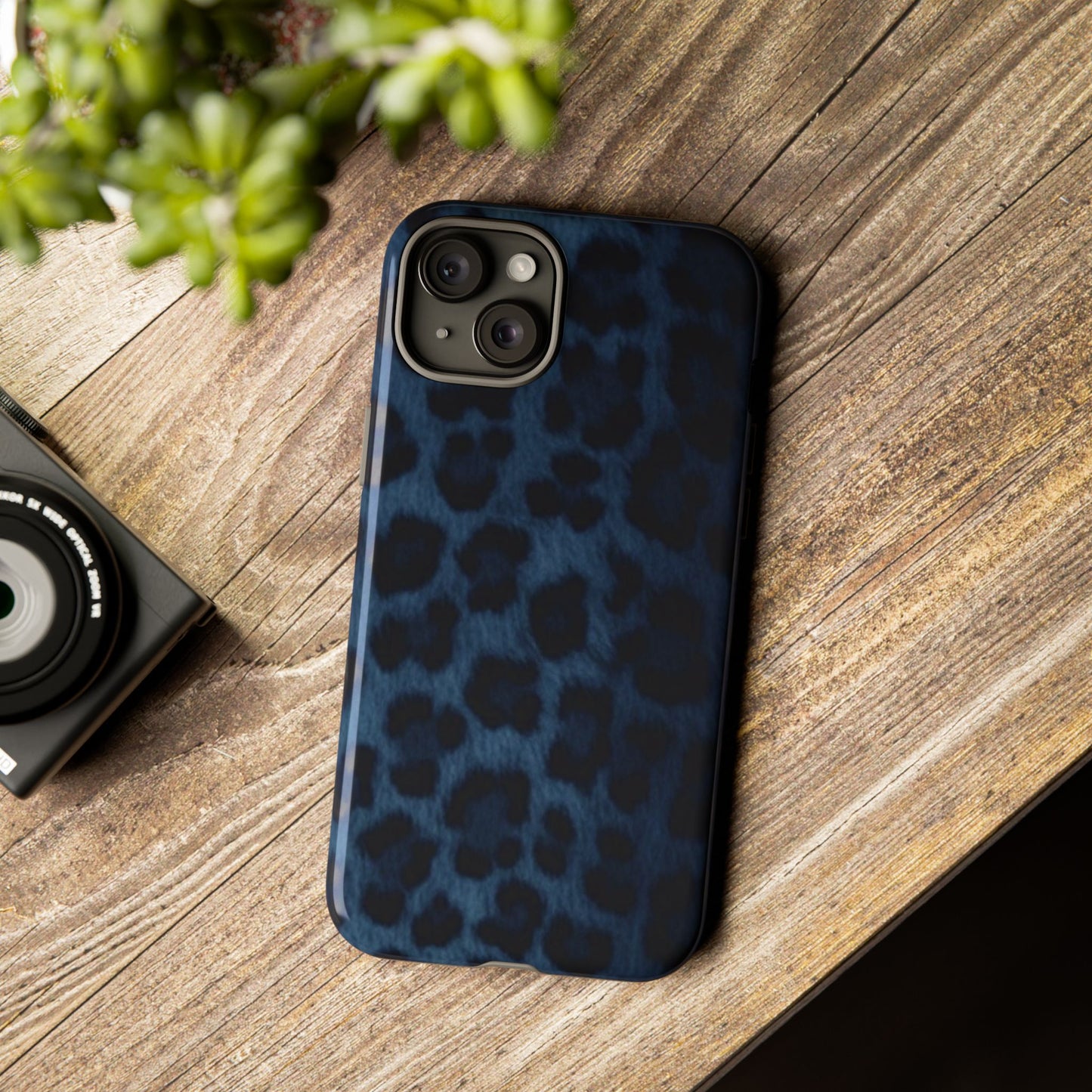 Blue Leopard print Stylish Phone Case with Leopard Print, Trendy Phone Cover for Fashion Lovers, Cute Gifts for Animal Print Fans, Durable Cell Phone [...]