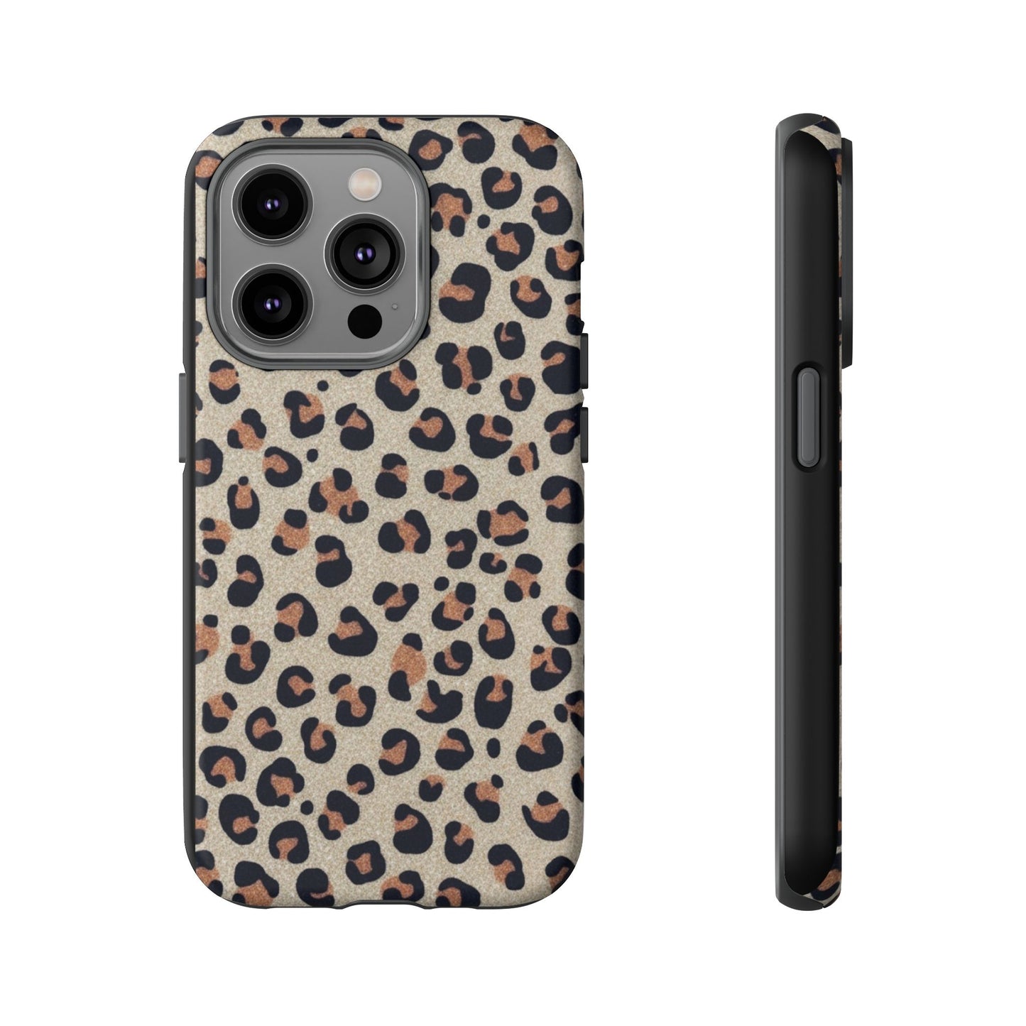 Leopard glitter Stylish Phone Case - Tough Cases with Chic Leopard Print Design, Animal Print Case, Trendy Cell Cover, Gifts for Her, Fashionable Tech [...]