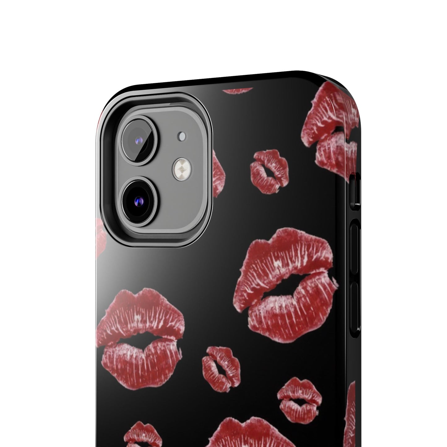 Kiss-Print Tough Phone Cases | Glamorous Protection, Unique Gift, Trendy Accessory, Valentine's Day, Stylish Gift for Her