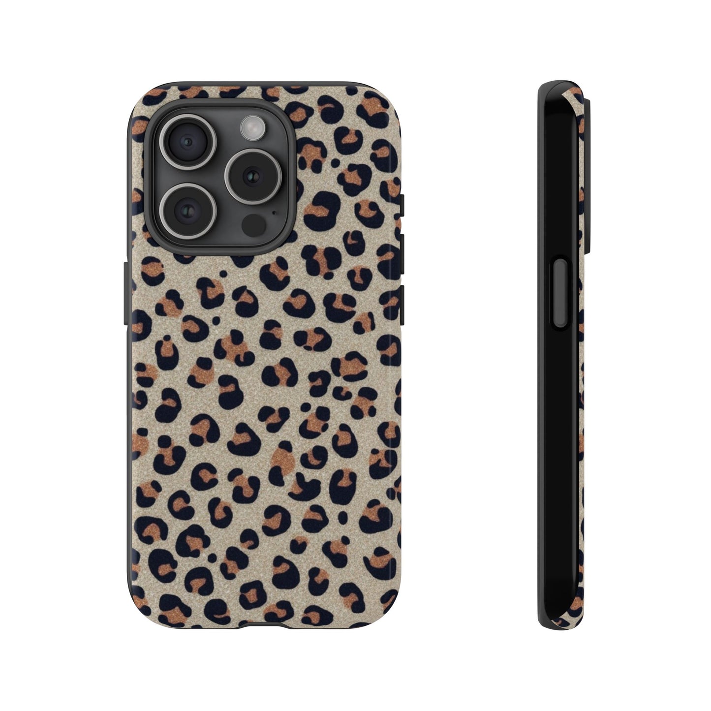 Leopard glitter Stylish Phone Case - Tough Cases with Chic Leopard Print Design, Animal Print Case, Trendy Cell Cover, Gifts for Her, Fashionable Tech [...]