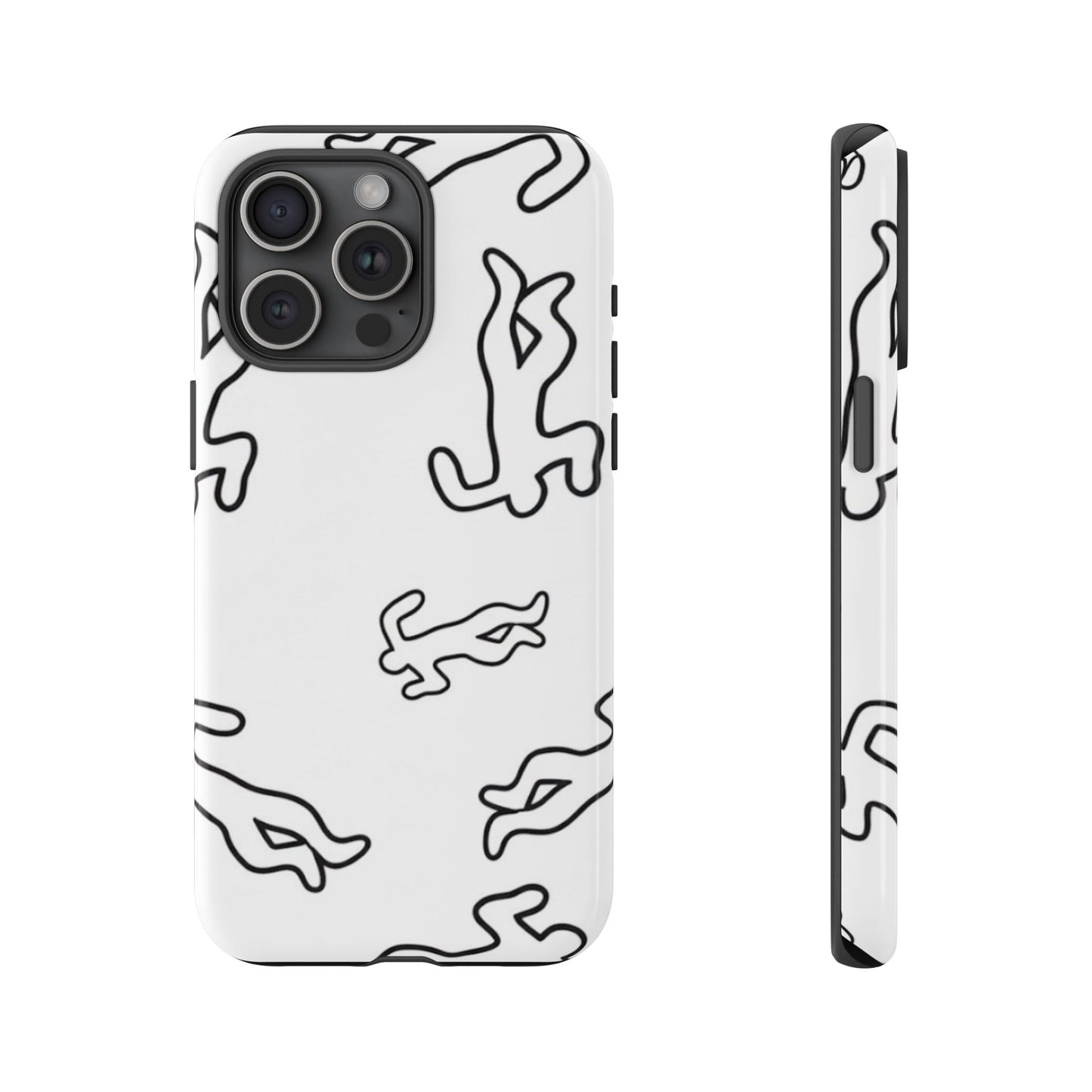Chalk outline scene  Tough case Protectors, Trendy Cell Phone Cover, Unique Gift for Him or Her, Modern Art Accessory, Fun Design for All [...]